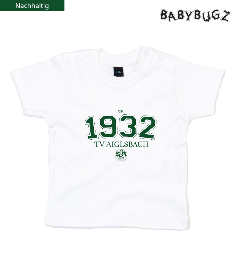 Babybugz Baby T-Shirt White "Isack"