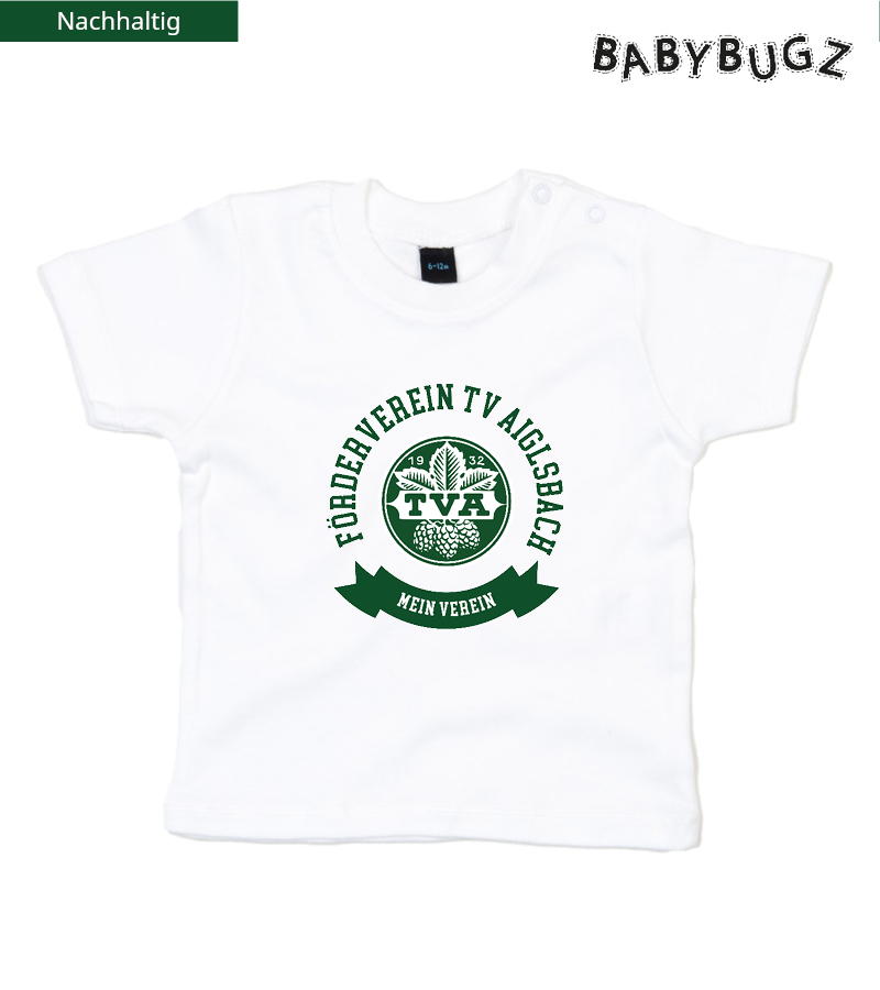 Babybugz Baby T-Shirt White "Bono"