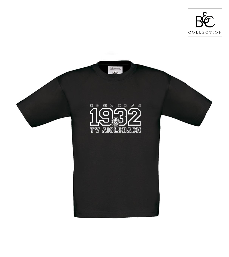 B&C Kinder T-Shirt Black "Jacob"