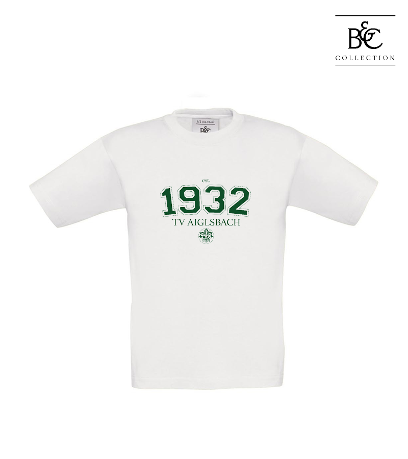 B&C Kinder T-Shirt White "Isack"