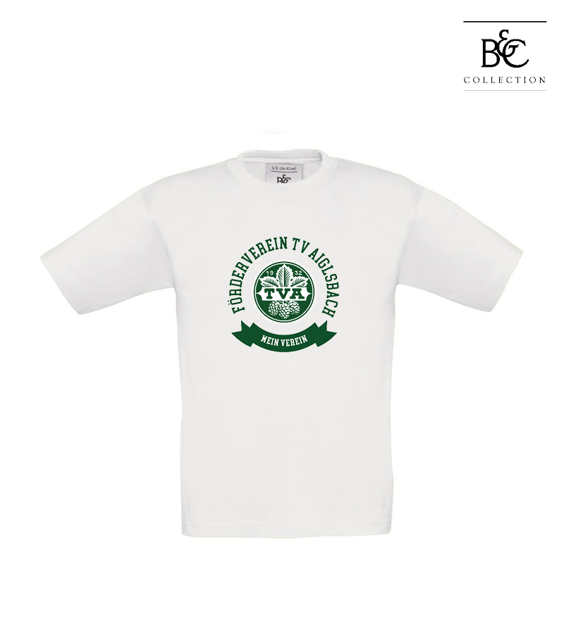 B&C Kinder T-Shirt White "Bono"