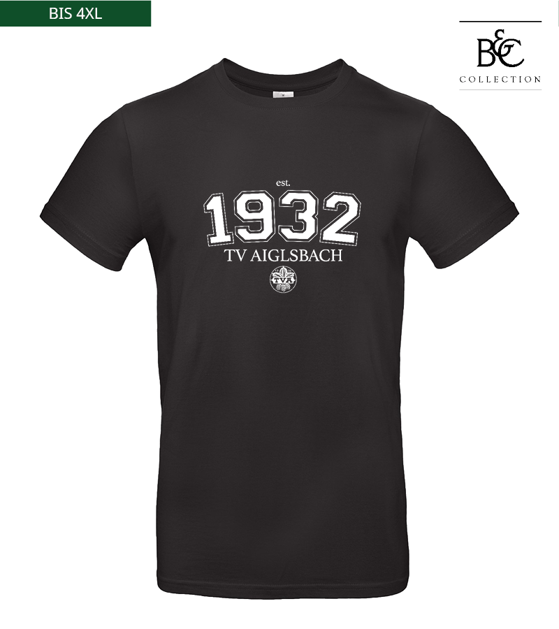 B&C Herren T-Shirt Black "Isack"