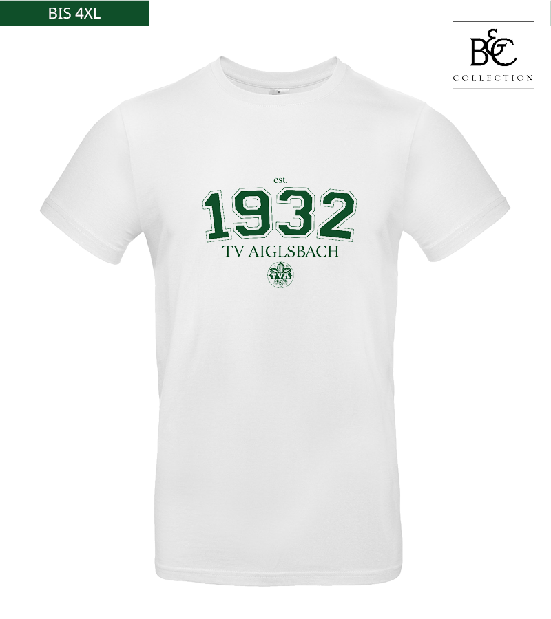 B&C Herren T-Shirt White "Isack"