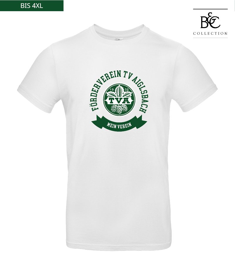 B&C Herren T-Shirt White "Bono"