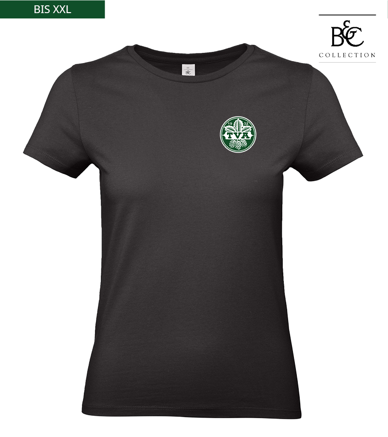 B&C Damen T-Shirt Black "Anton"