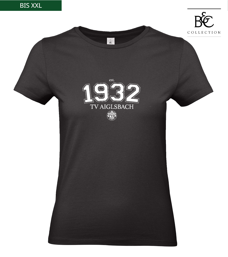 B&C Damen T-Shirt Black "Isack"