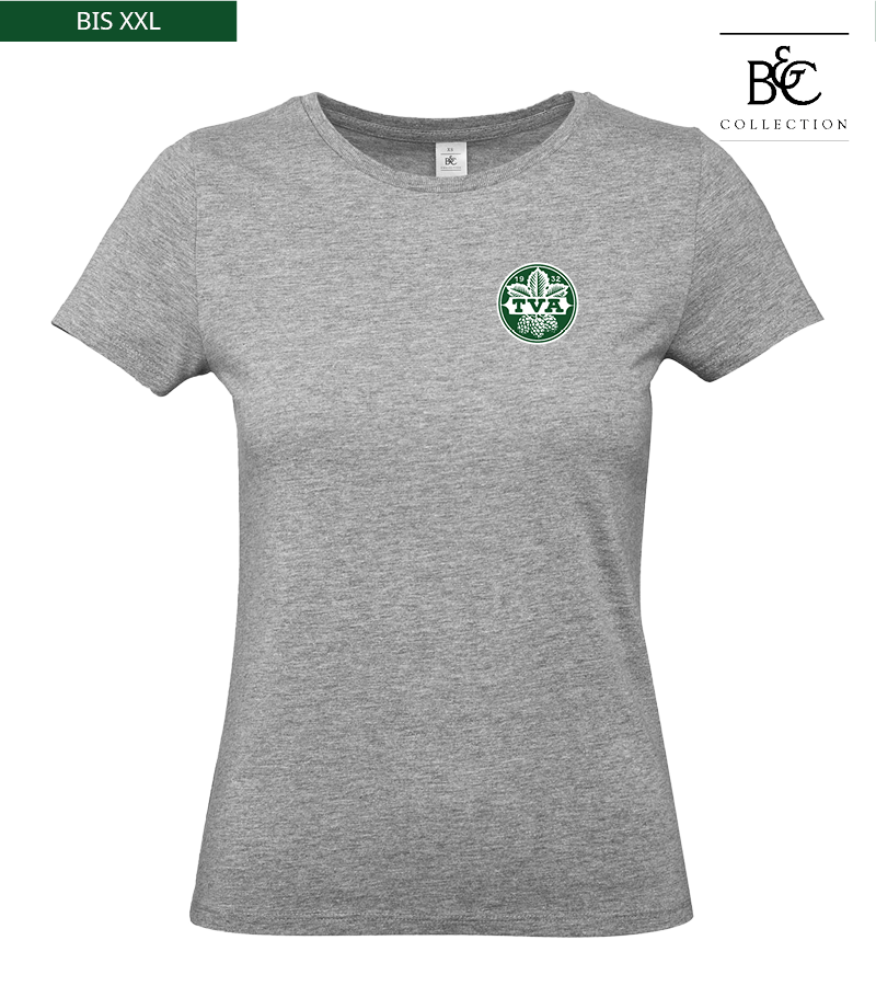 B&C Damen T-Shirt Sports Grey "Anton"