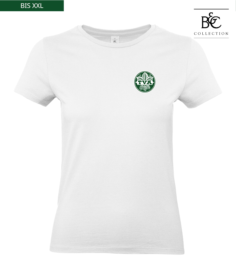 B&C Damen T-Shirt White "Anton"