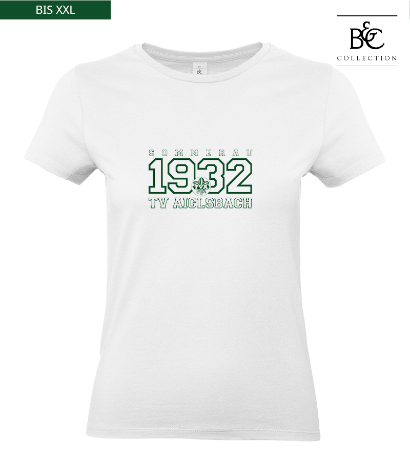 B&C Damen T-Shirt White "Jacob"