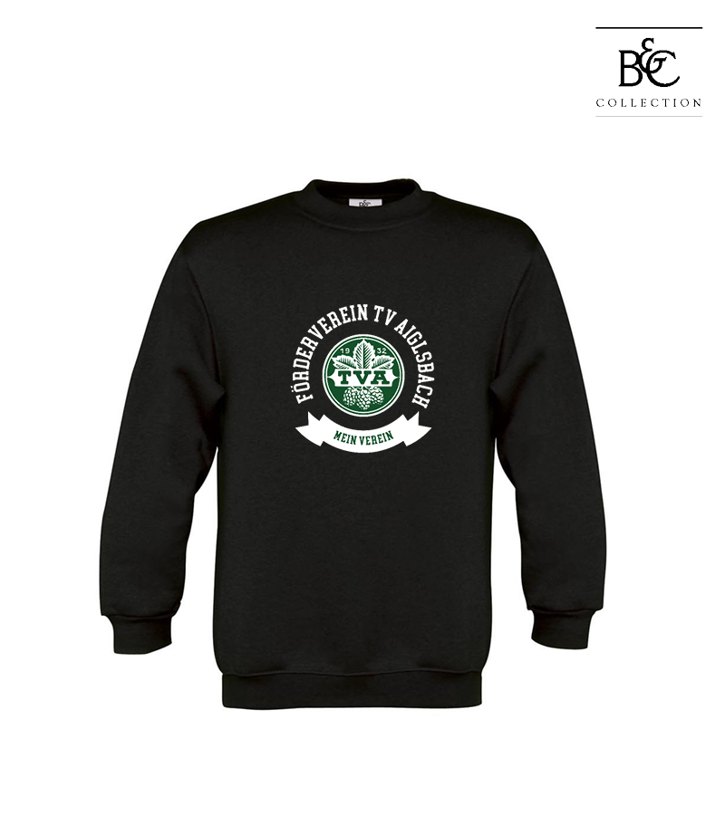 B&C Kinder Sweatshirt Black "Bono"