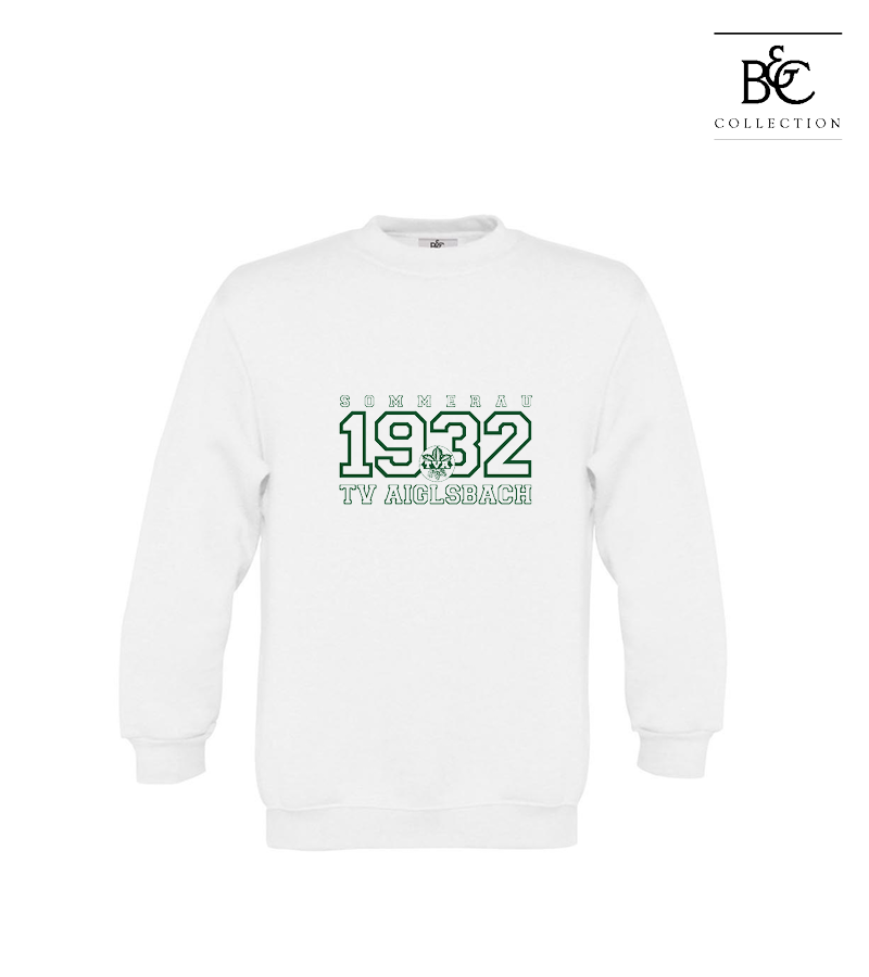B&C Kinder Sweatshirt White "Jacob"