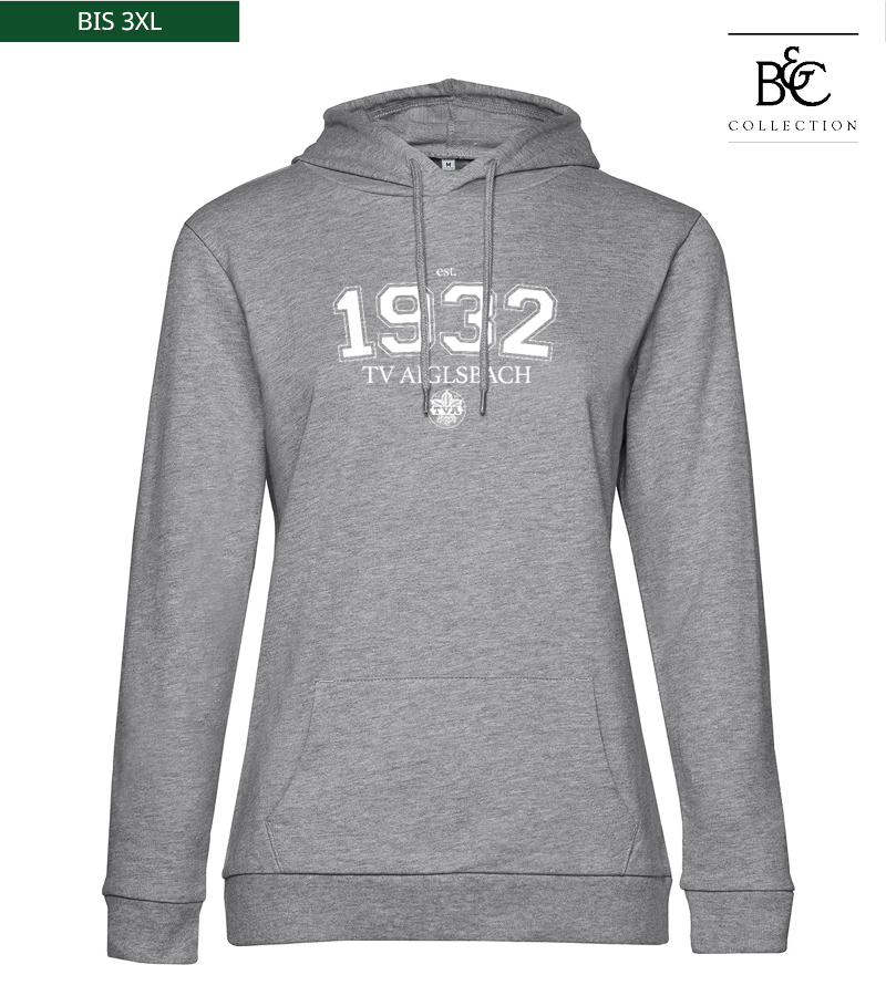 B&C Damen Hoodie Heather Grey "Isack"