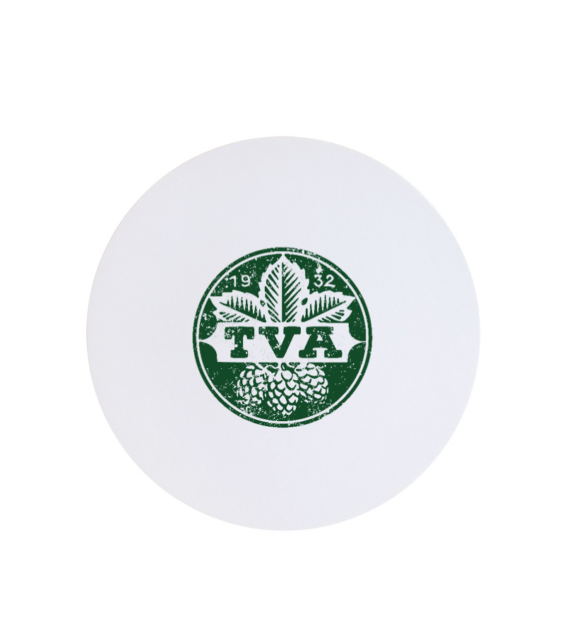 Textil Mousepad Rund White "Uwe"