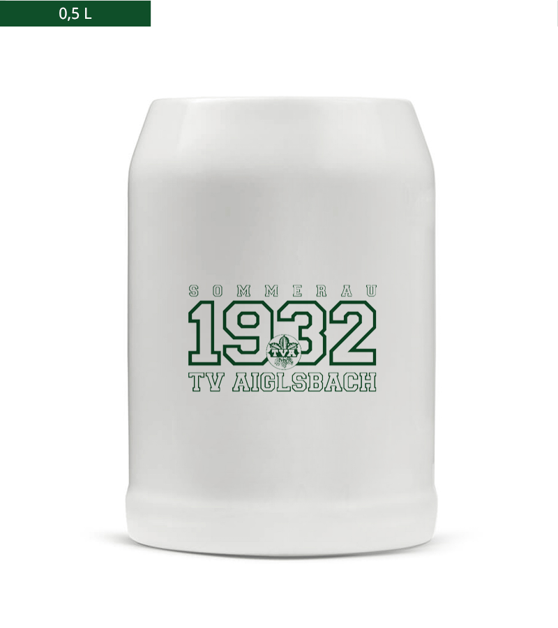 Bierkrug 0,5l White "Jacob" A