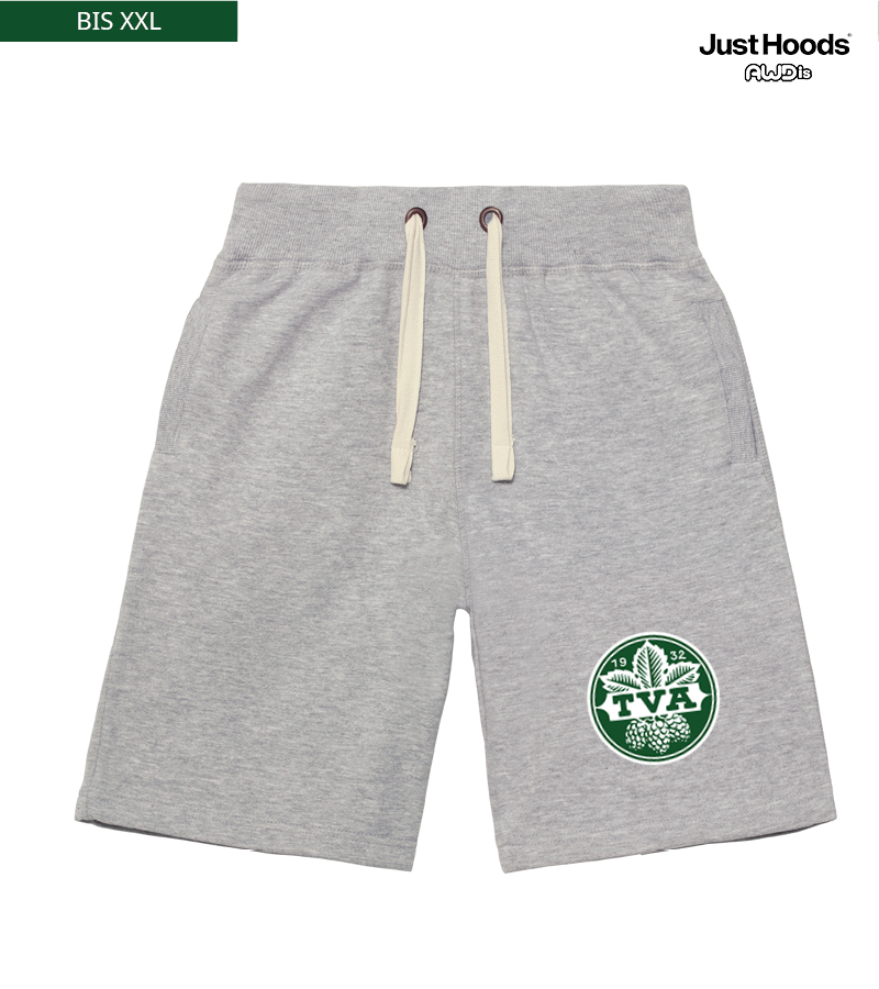 Just Hoods Herren Shorts Heather Grey "Anton"