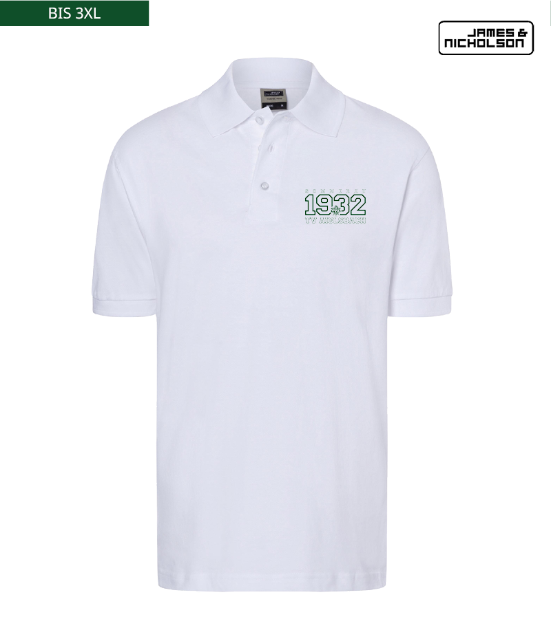 J+N Herren Polo-Shirt White "Jacob"