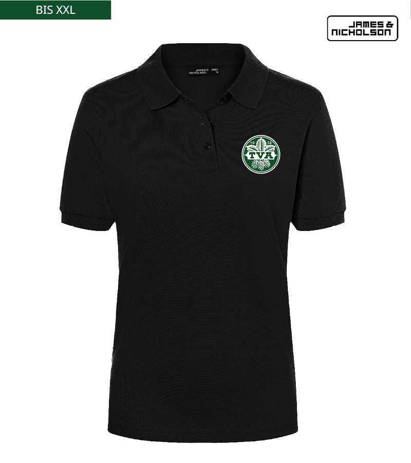 J+N Damen Polo-Shirt Black "Anton"