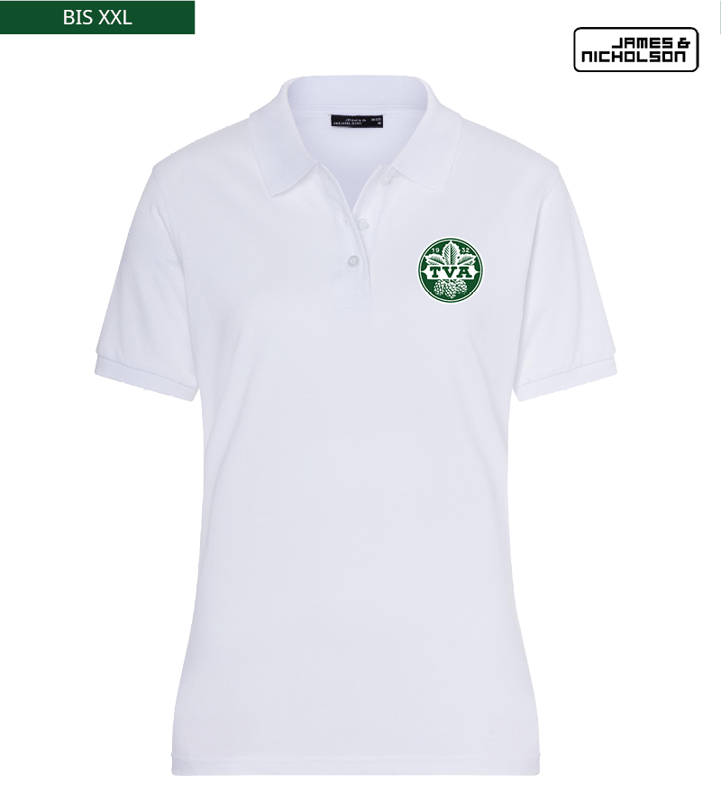 J+N Damen Polo-Shirt White "Anton"