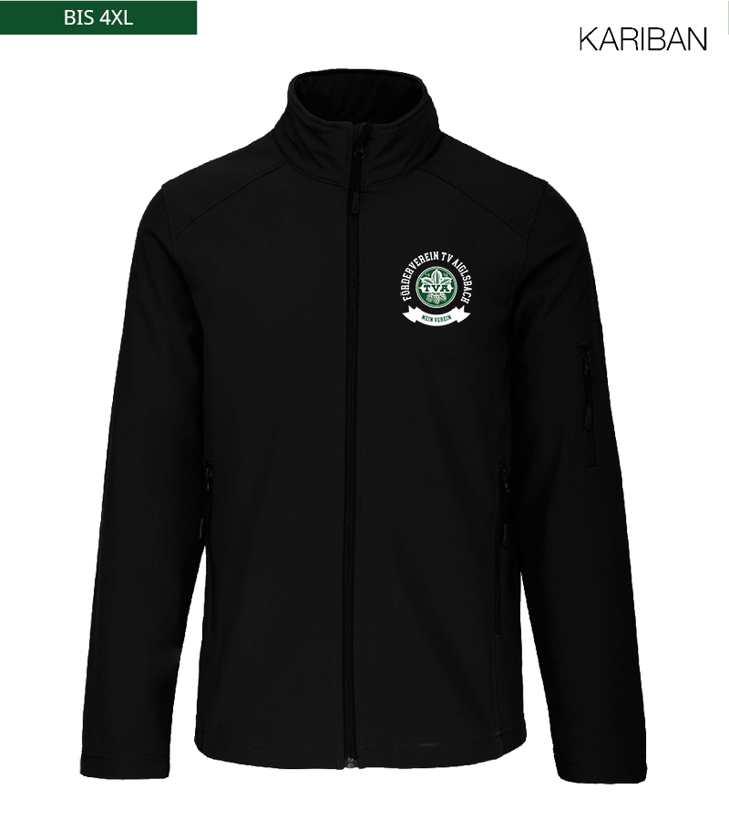Kariban Herren Softshelljacke Black "Bono"