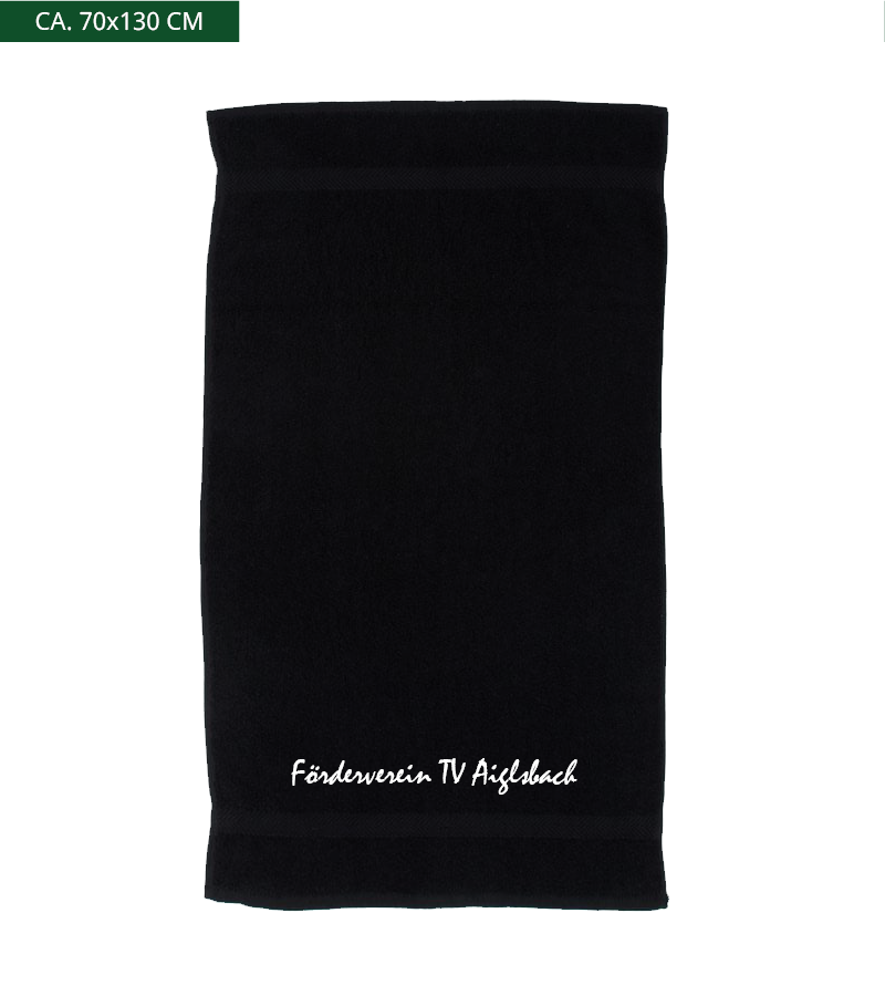 Towel City Badetuch Black "Anton"