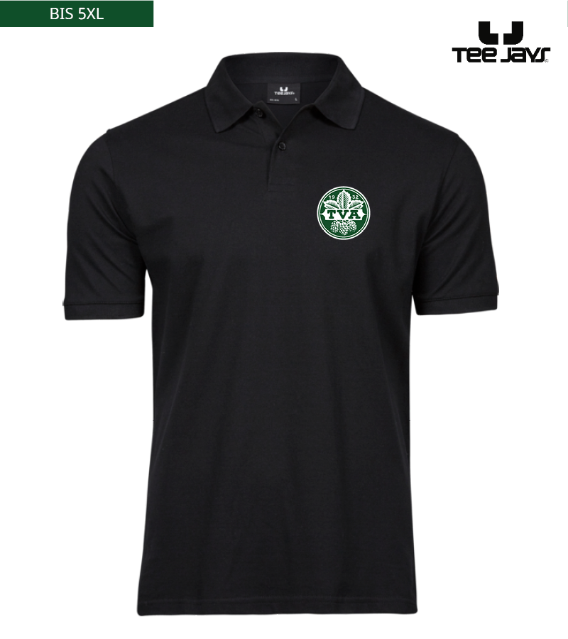 Tee Jays Herren Heavy Polo-Shirt Black "Anton"