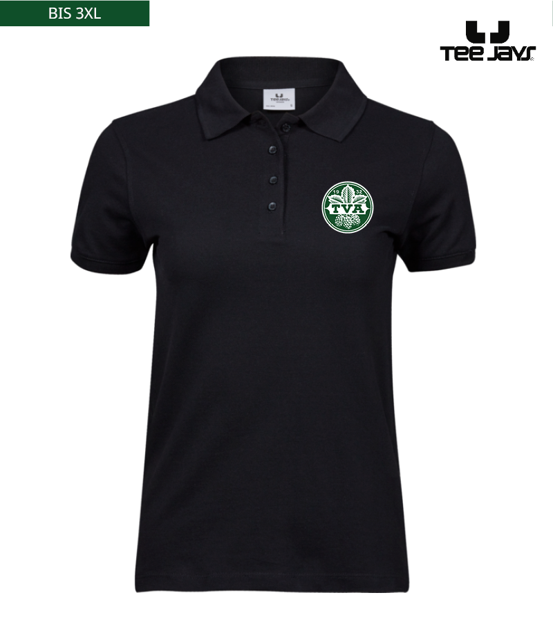 Tee Jays Damen Heavy Polo-Shirt Black "Anton"