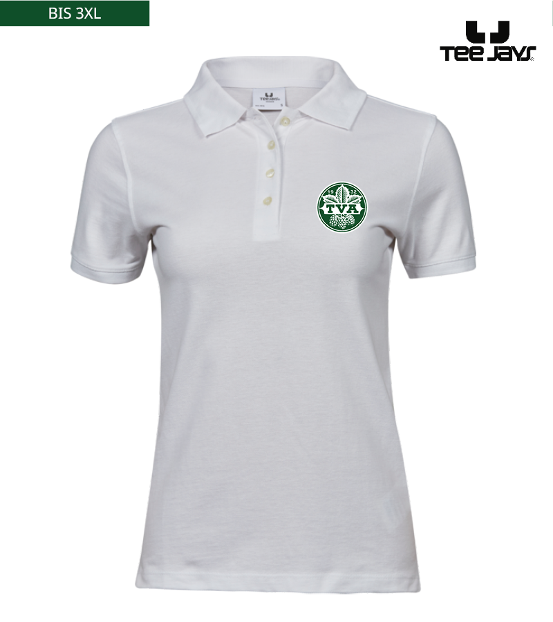 Tee Jays Damen Heavy Polo-Shirt White "Anton"